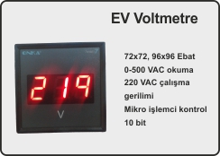 ev voltmetre